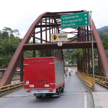 Puente de la entrada a Villamaría (Caldas) está en mal estado 